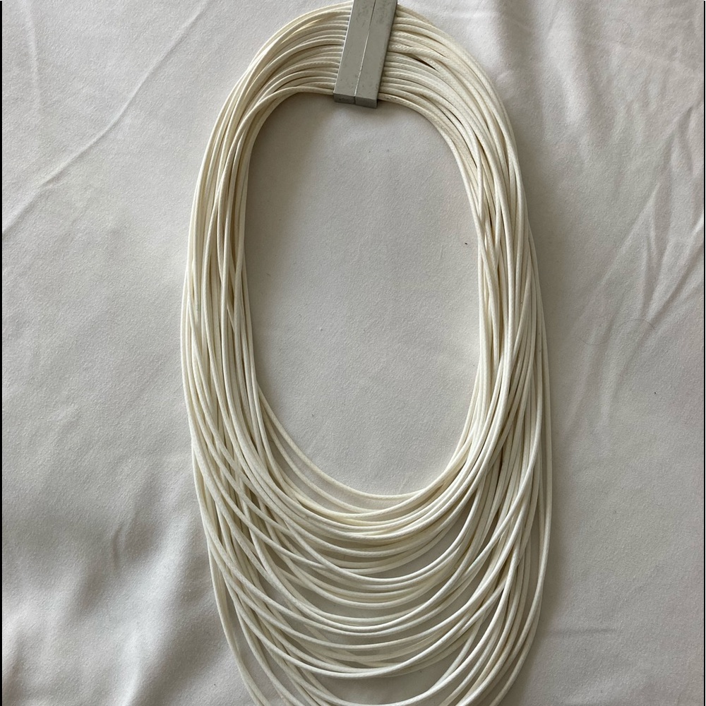 Vintage leather necklace